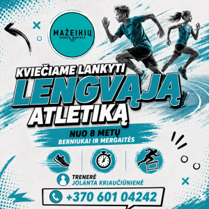 KVIEČIAME LANKYTI LENGVĄJĄ ATLETIKĄ!